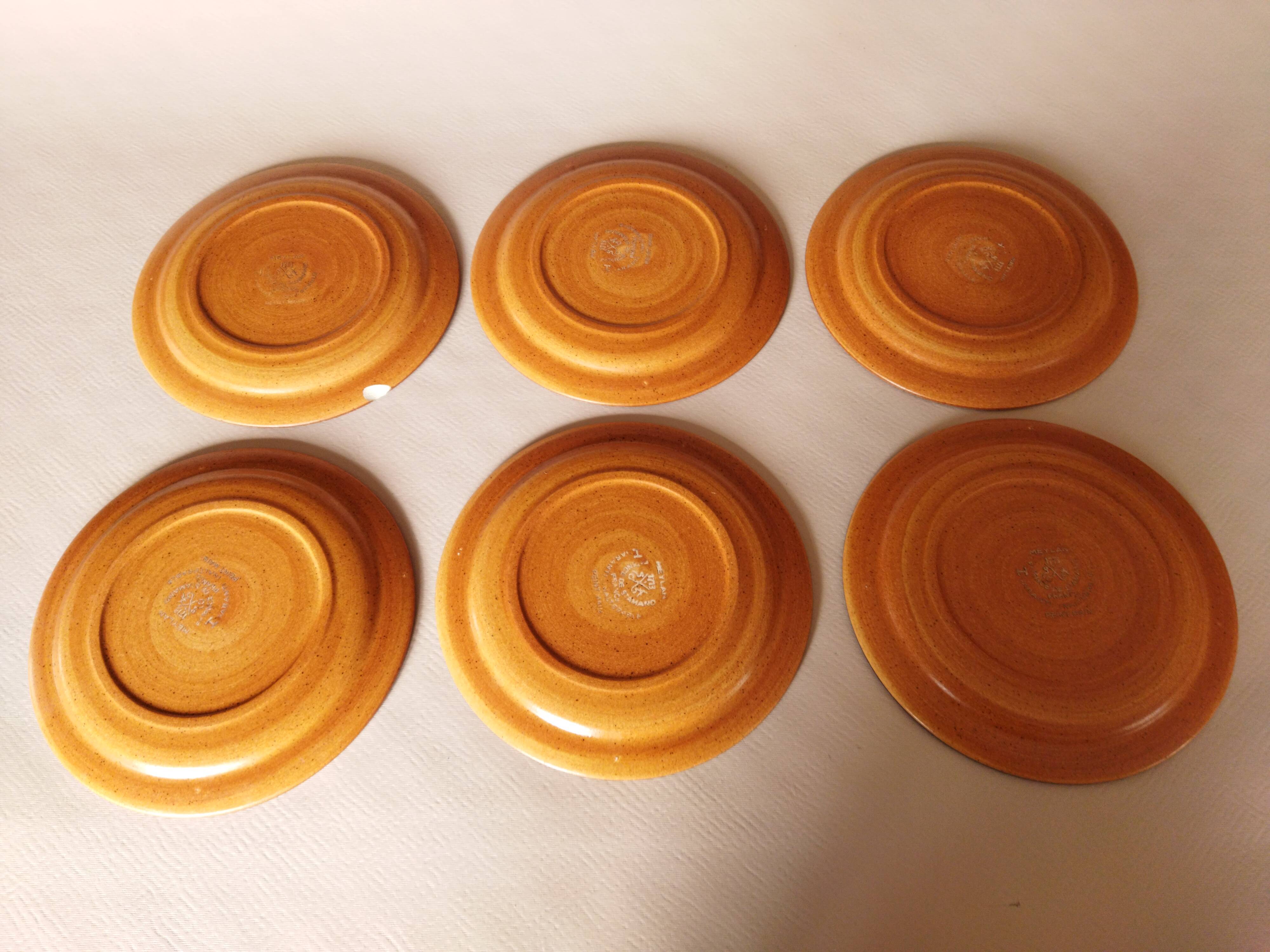 6 assiettes à dessert St Amand Meylan