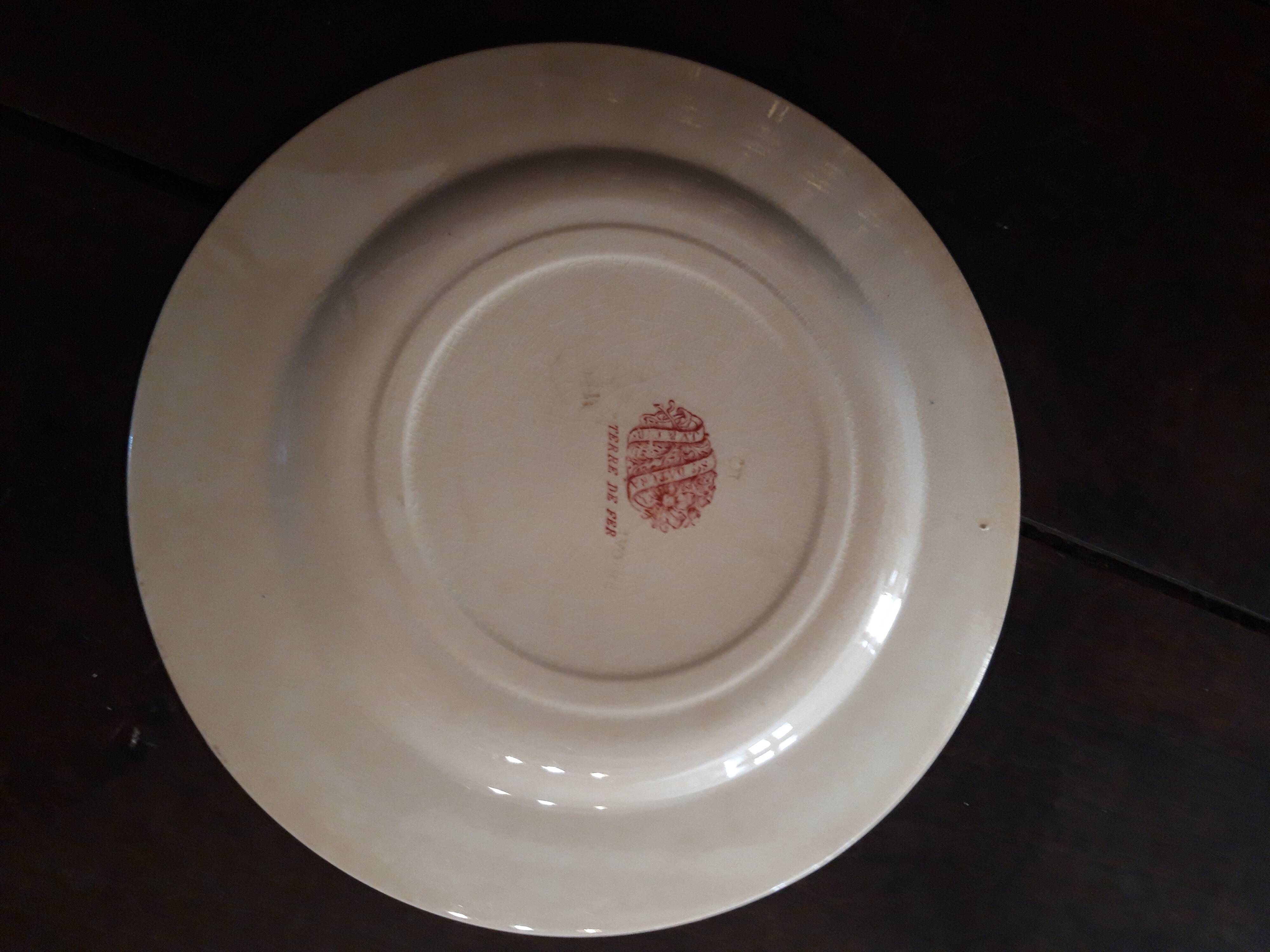 19th Century Plate - Old Man - Datura Model