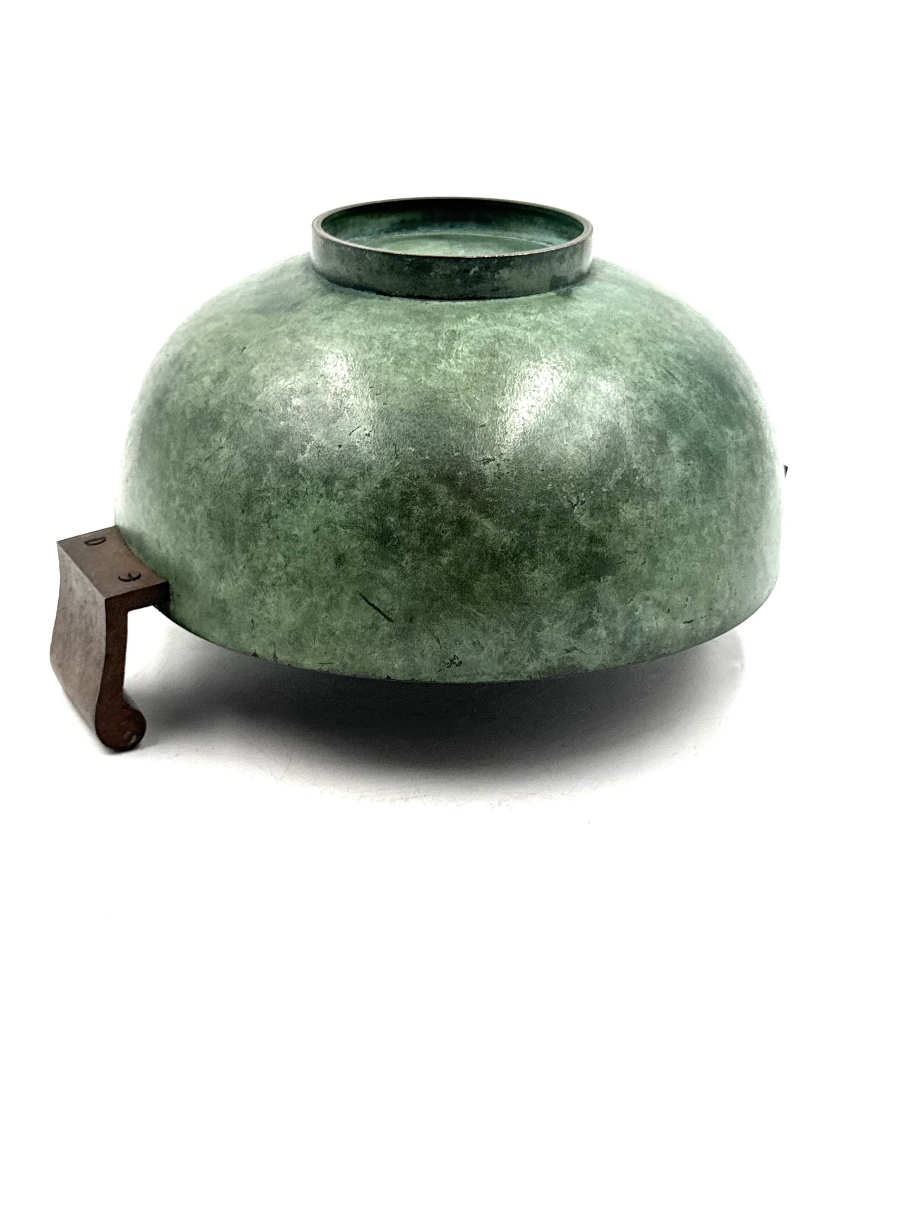 Art Deco bronze vase, Italy ca. 1930s