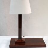 Art-deco lamp in rosewood