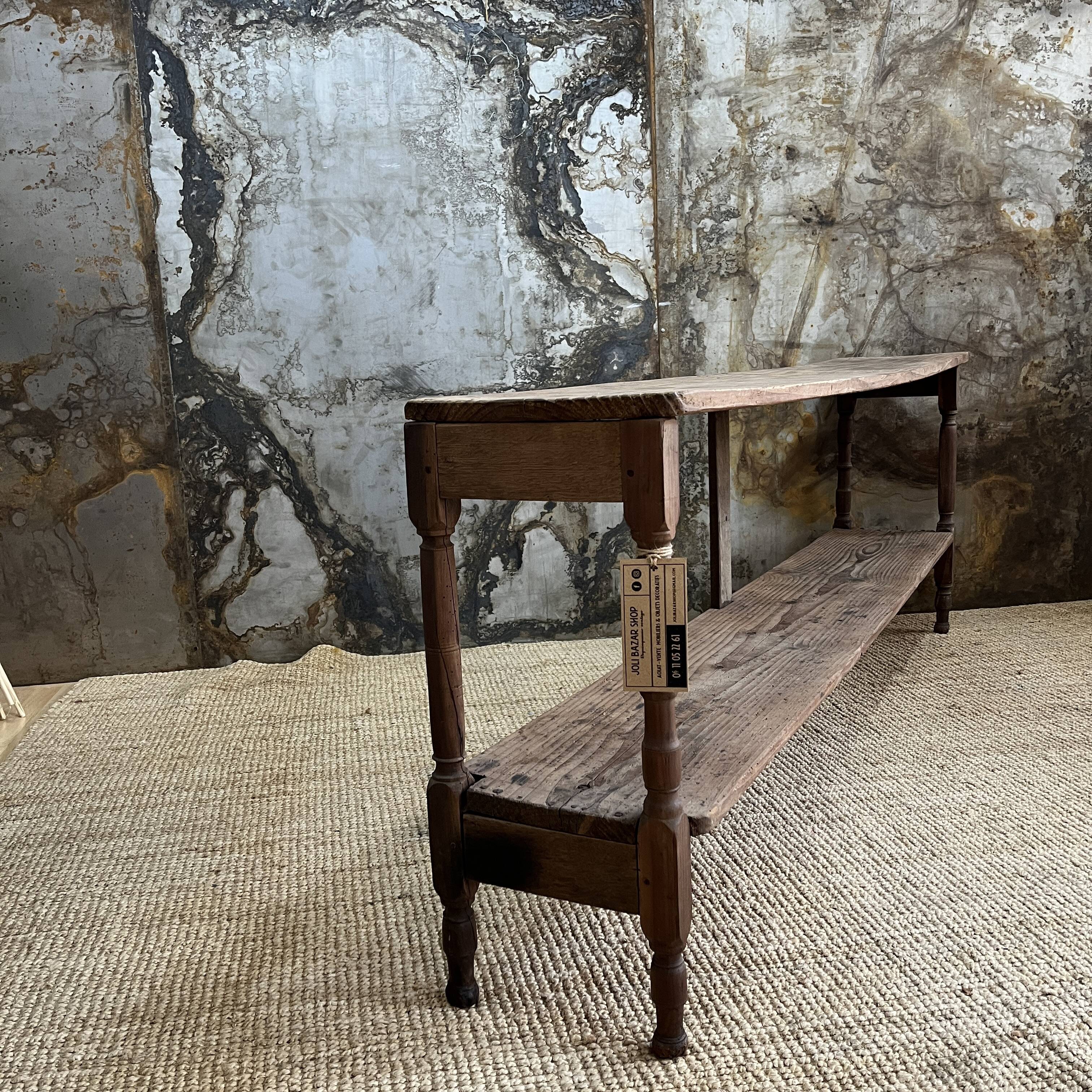 Antique grocery store shelf