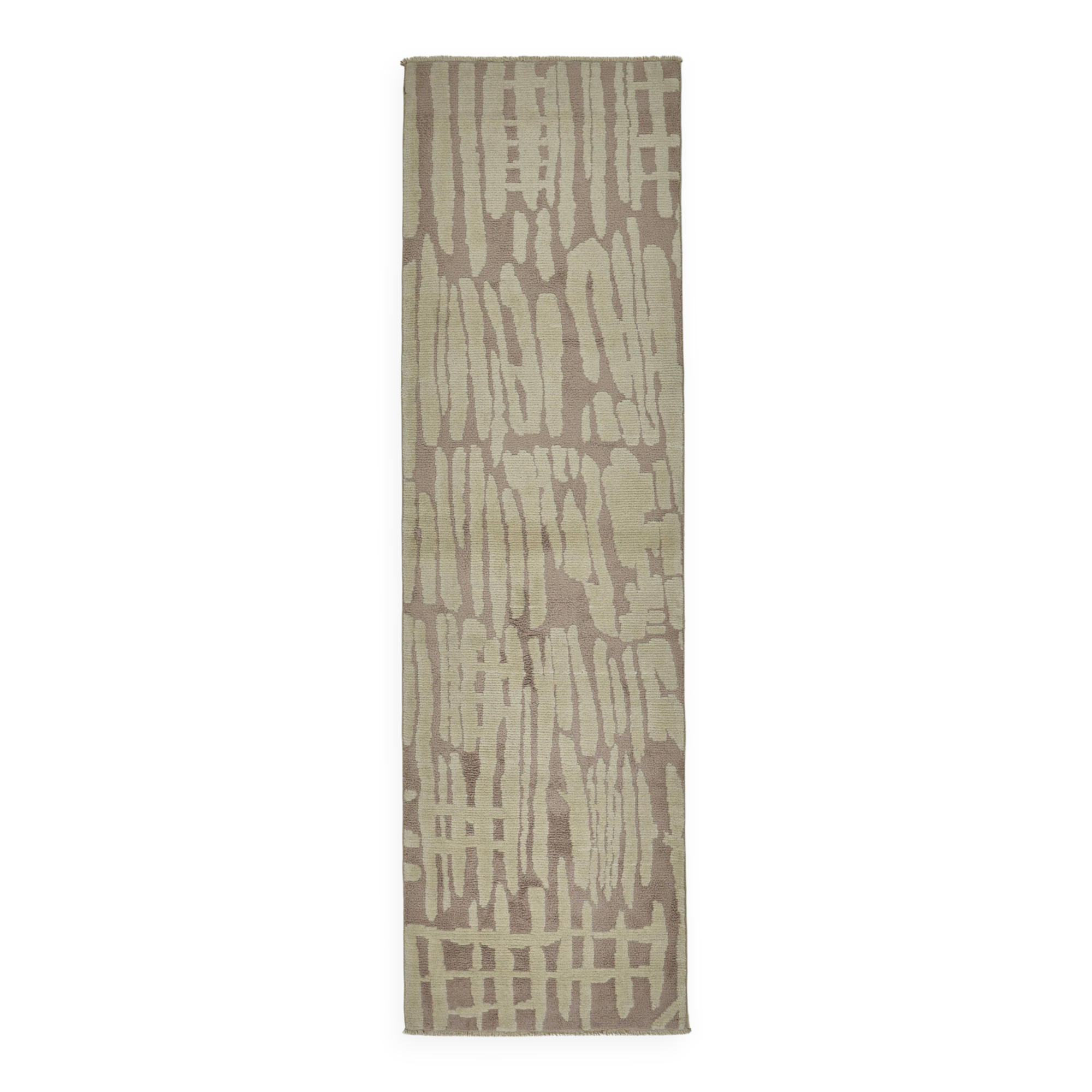 Turkish Handcrafted Loom Oushak Rug 86 cm x 301 cm