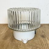 Vintage White Porcelain Ceiling Light, 1970s