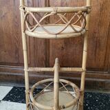 Portable rattan bar 1960s