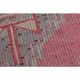 1970s Vintage Turkish Handmade Wool & Cotton Pink Runner Rug 83x307