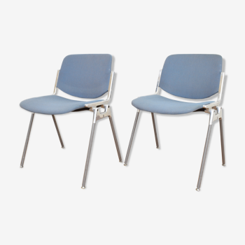 DSC 106 chairs by Giancarlo Piretti for Castelli, 1960