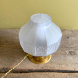 Art Deco prism globe lamp