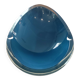Signed art glass ashtray or bowl – vintage blue design