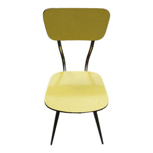 Chaise formica jaune