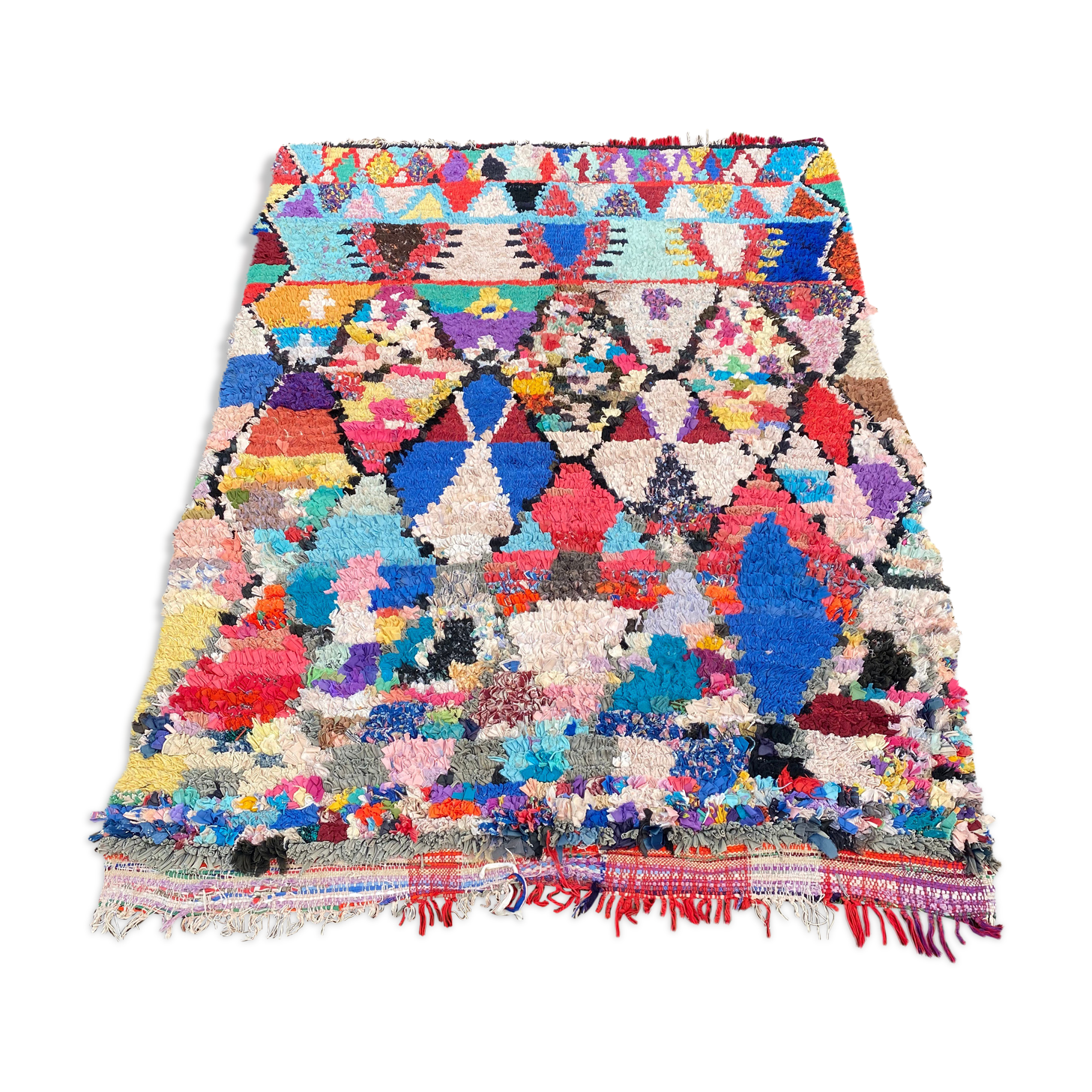 Berber handmade cotton rug 145x185 cm