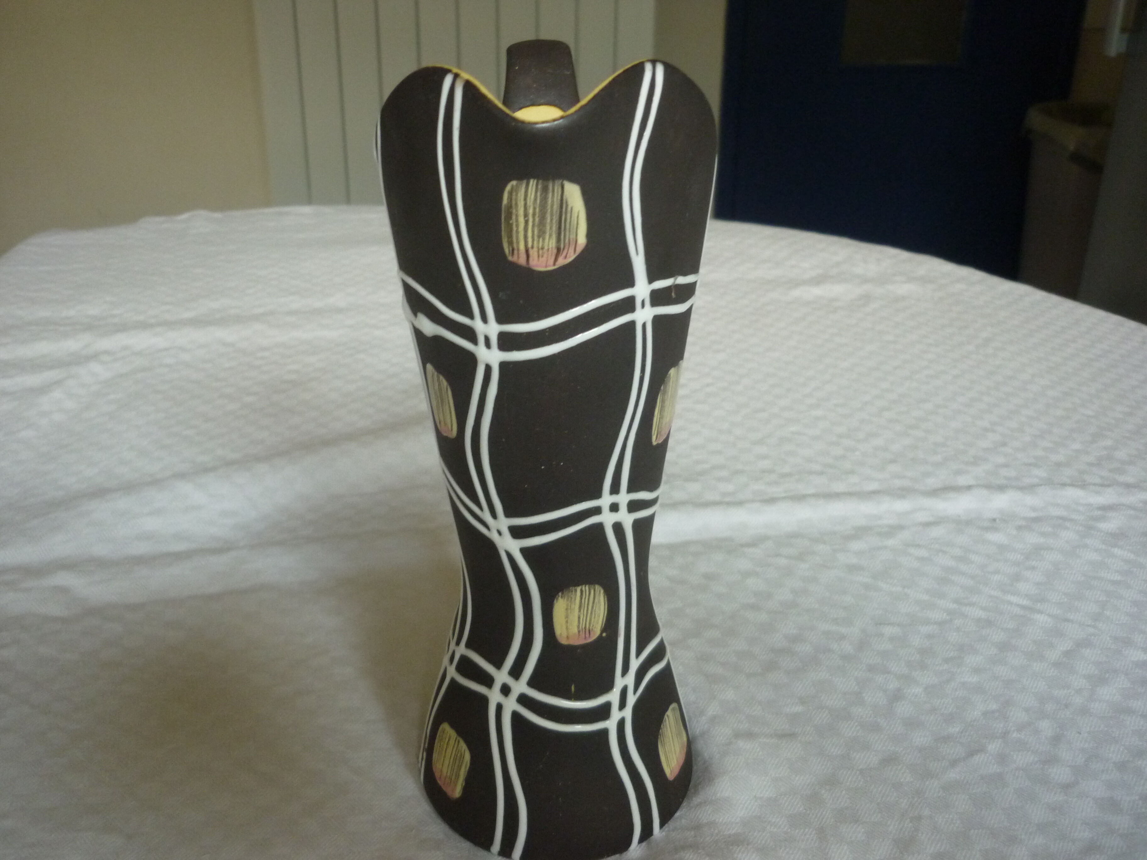 Vintage West Germany ceramic pitcher