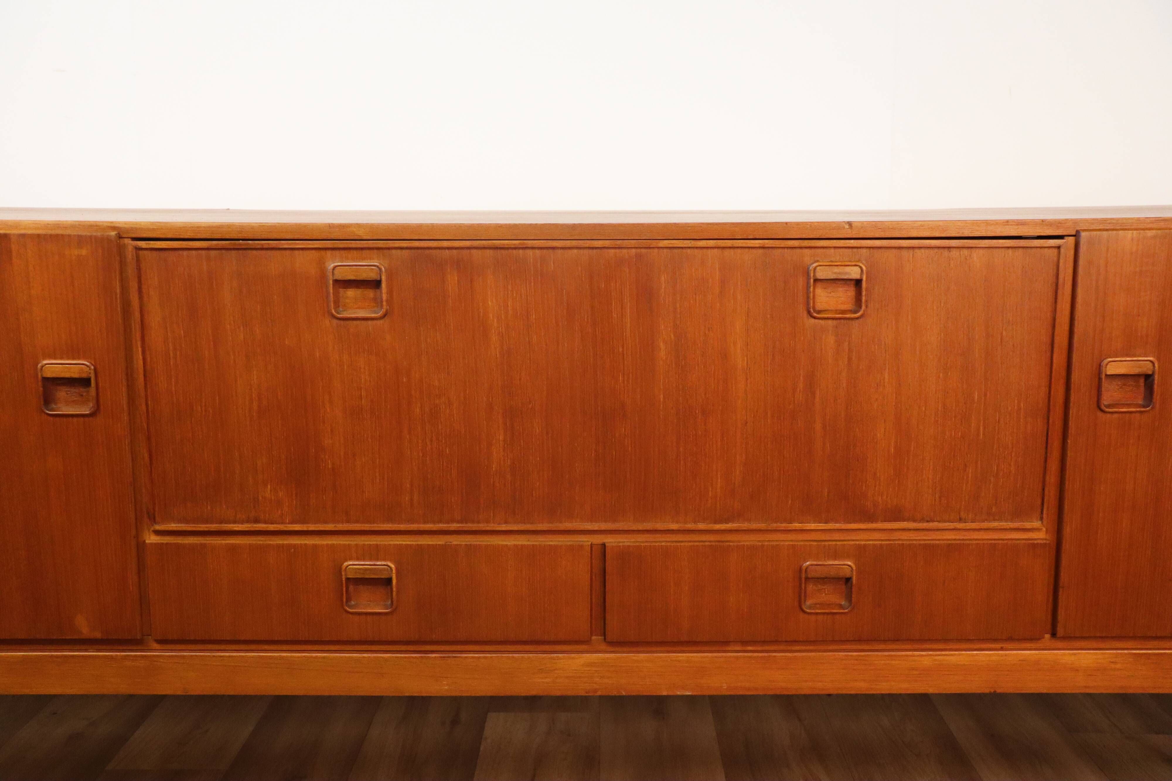 Scandinavian enfilade by Rudolf Bernd Glatel edition Fristho 1960 in teak