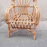 Fauteuil enfant en rotin