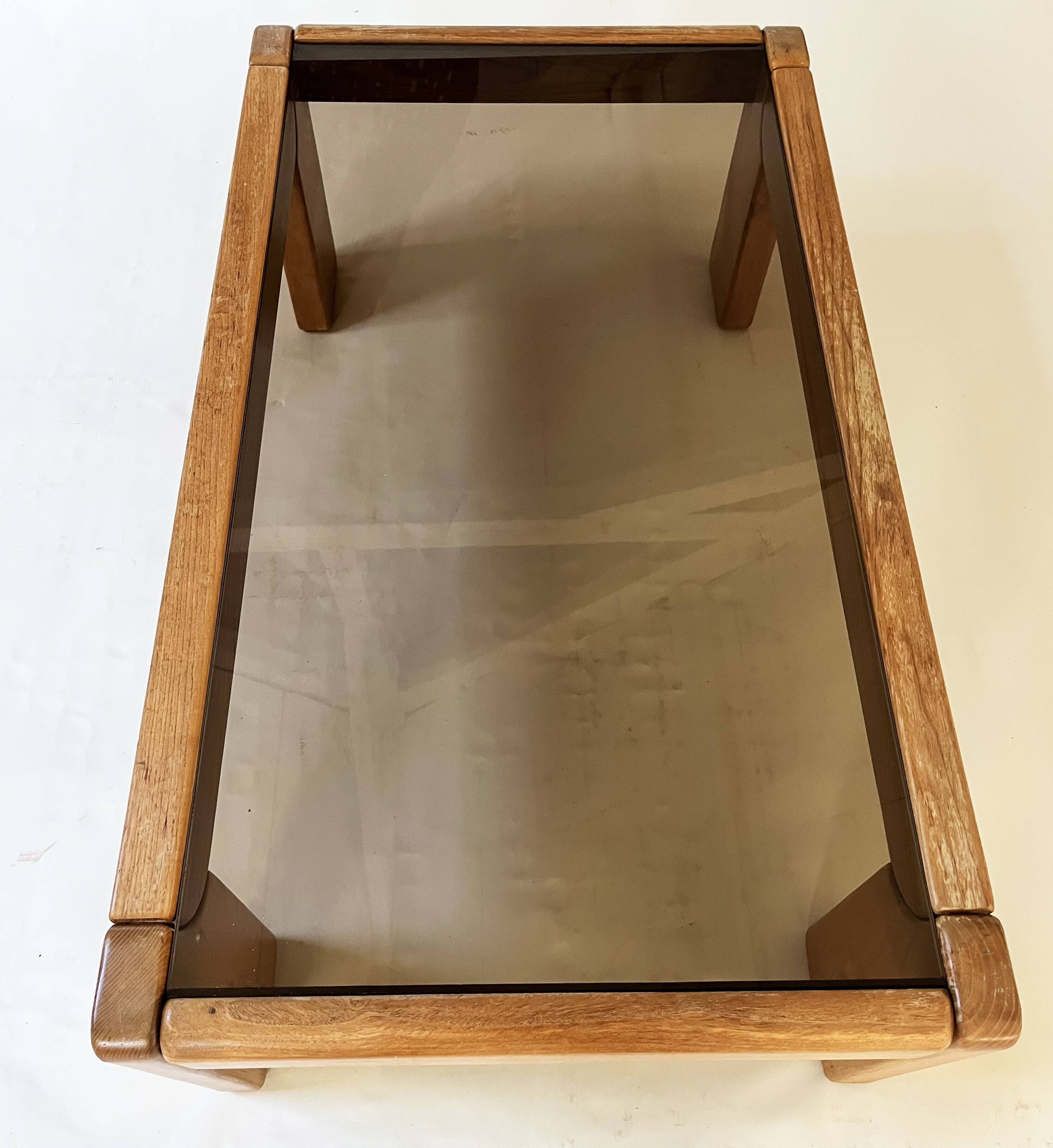 Solid elm coffee table - Maison Regain