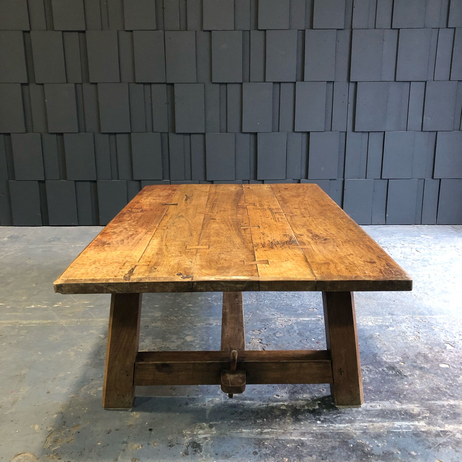 19th century wooden coffee table