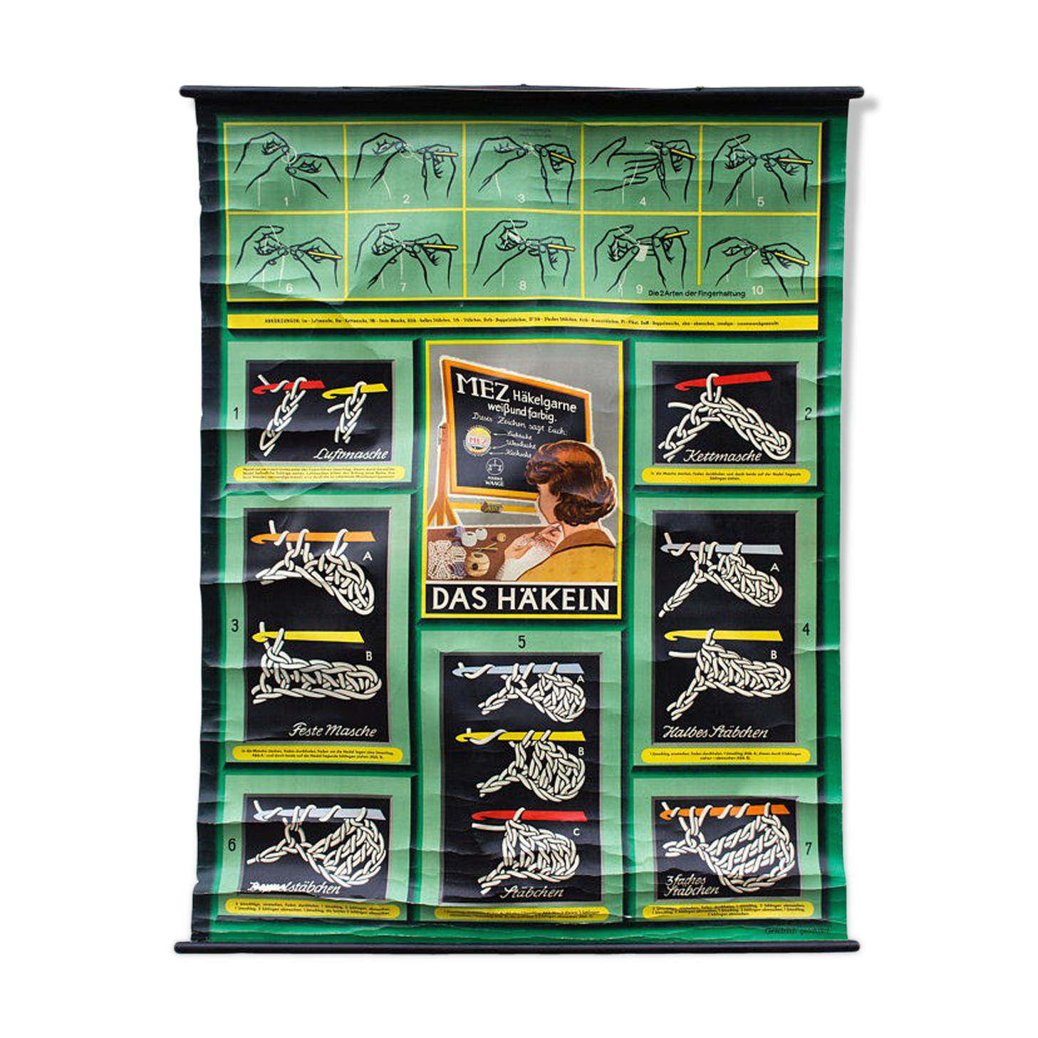 Affiche broderie 1951