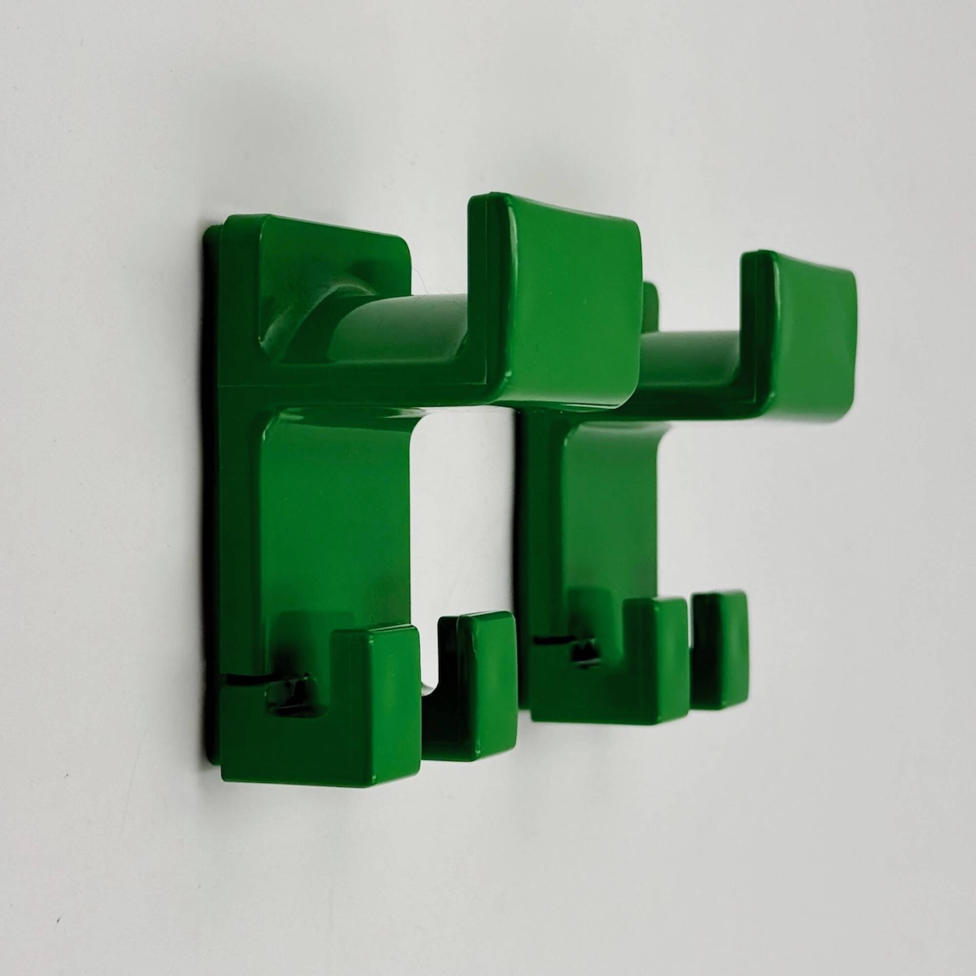 Green Wall Hooks by Olaf Von Bohr for Gedy 1970s