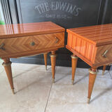 Pair of vintage bedside tables from the 50s and 60s