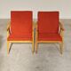 Pair of Boomerang armchairs by Antonin Suman for Ton (Thonet) 60