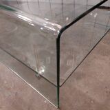 Glass coffee table