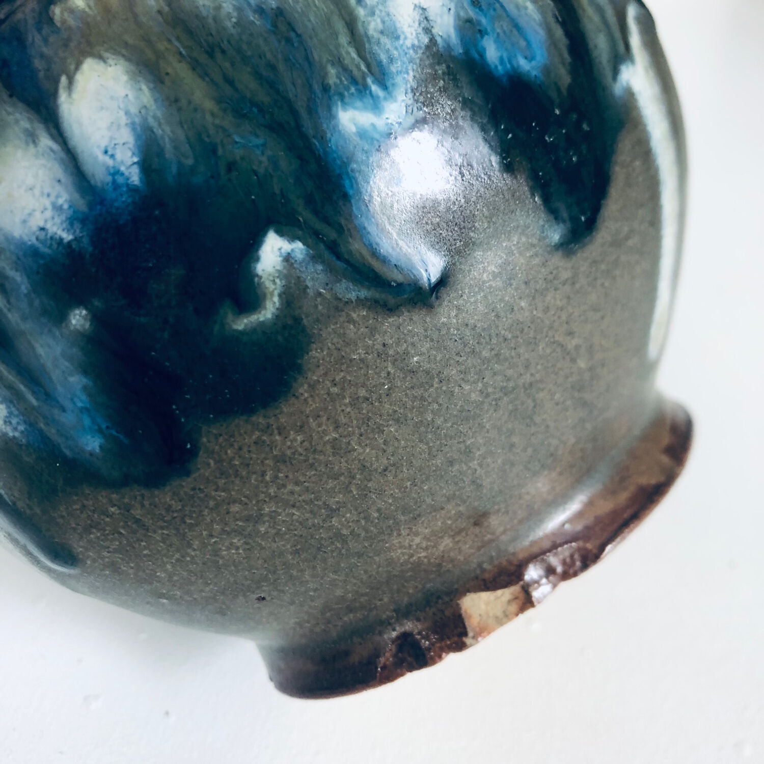 Art Deco vase in salt-glazed stoneware by Labrec by Labrut & Recullé