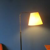 Danish multi-adjustable brass floor lamp, 1960s