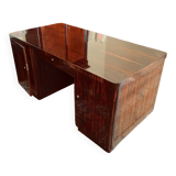 Art Deco desk in Macassar ebony
