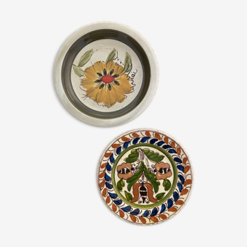 Two artisanal plates