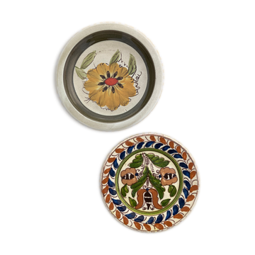 Two artisanal plates