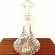 Carafe à décanter en cristal torsadé