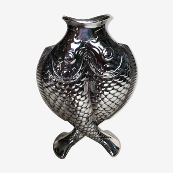 Christofle silver metal soliflore vase