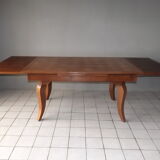 Table expandable oak Gaston fish 1940 art deco