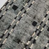 3x9 handmade pom pom vintage runner rug 285x73cm