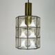 glashuette limburg hanging LAMP 1960's 70's glass pendant light model P292