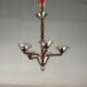 Venetian chandelier in amethyst Murano glass, circa 1920