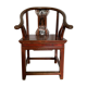 Fauteuil chinois laqué rouge