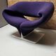 Artifort Ribbon chair designed by Pierre Paulin in 1960.