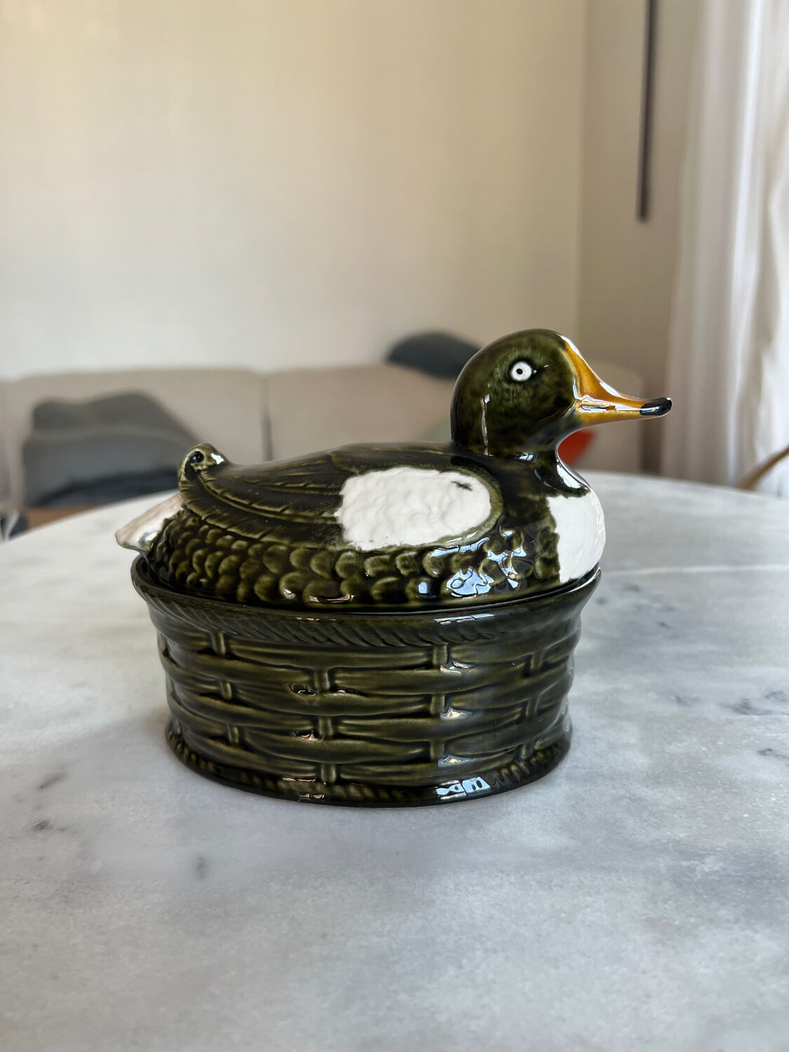 Duck terrine in slurry