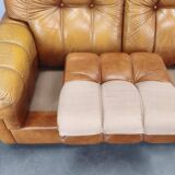 Three-seater sofa from the mid-century produced in Italy in the 1970s.