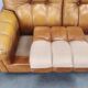 Three-seater sofa from the mid-century produced in Italy in the 1970s.