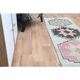 Vintage Turkish Oushak Pink Brown Wool Rug 72x312