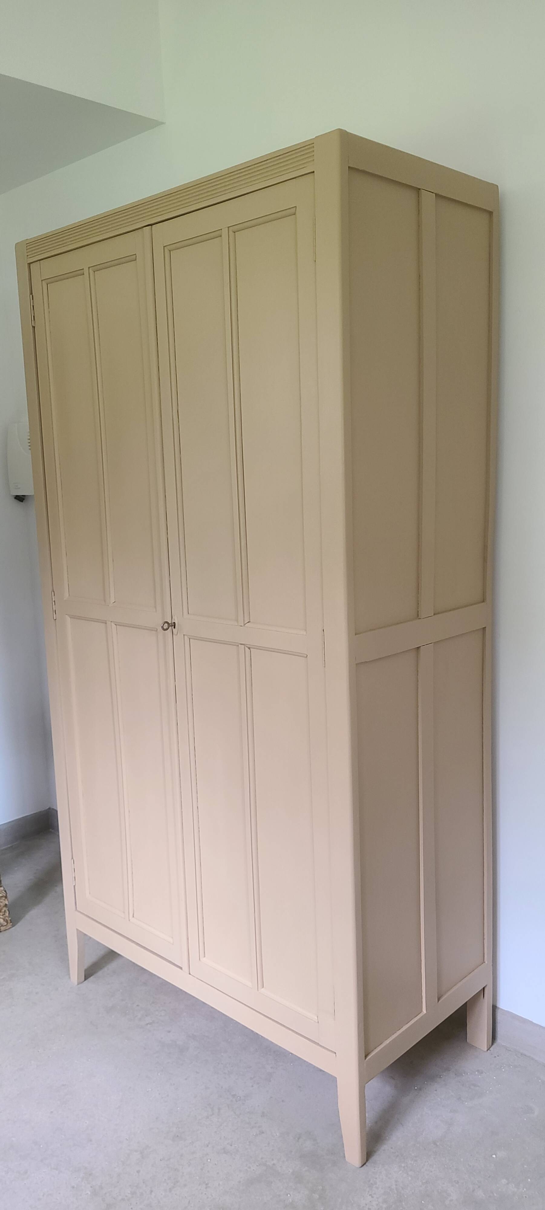 Old vintage Parisian wardrobe