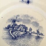 Série de 11 assiettes plates, faïence hollandaise, début XX