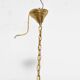 Candlestick Waterfall mid century brass and Crystal 1950 s