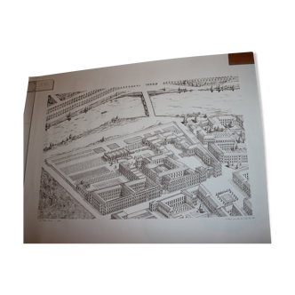 Plate of the Palais Bourbon in 1788