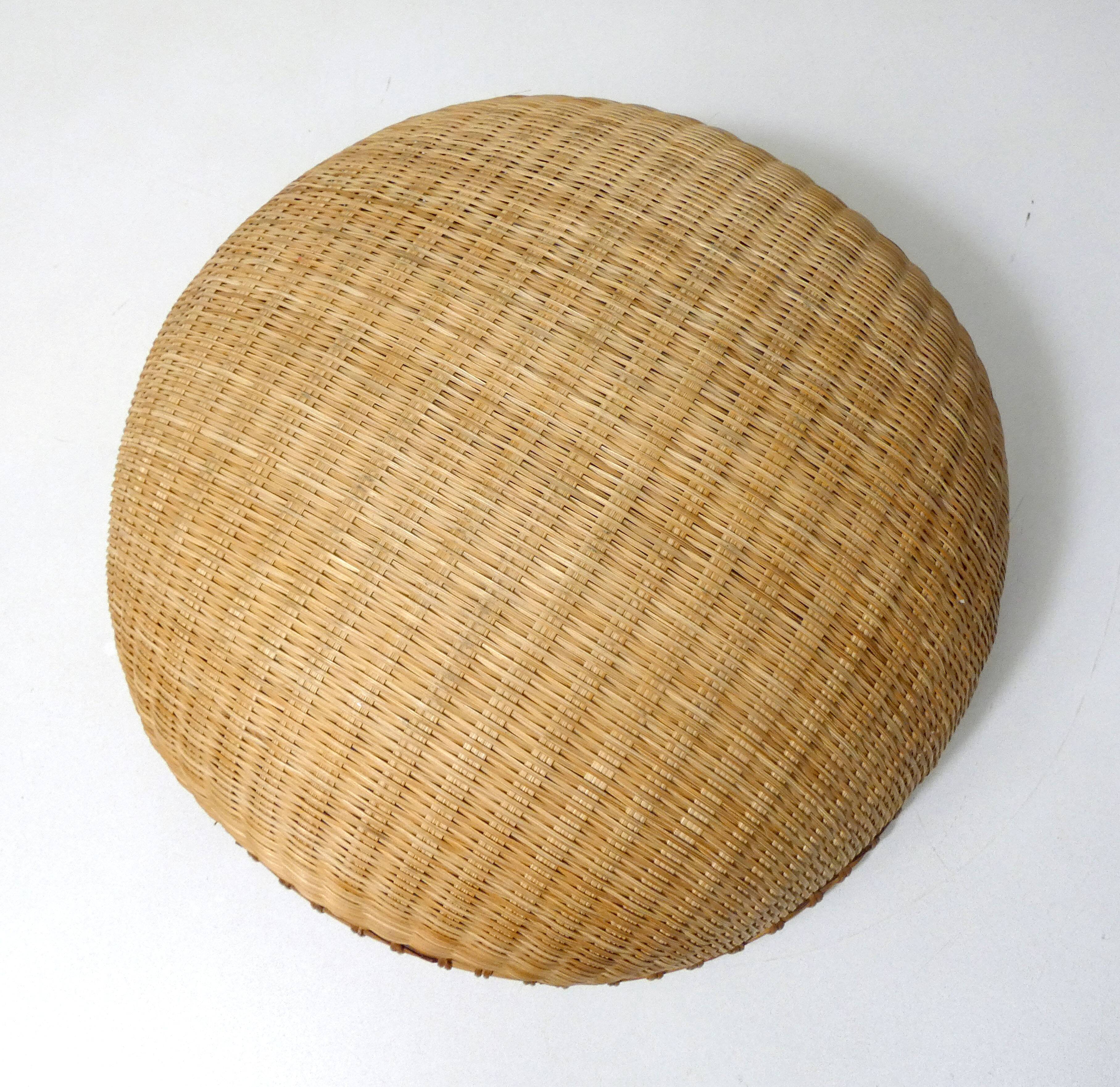 ethnic rattan and bamboo basketwork