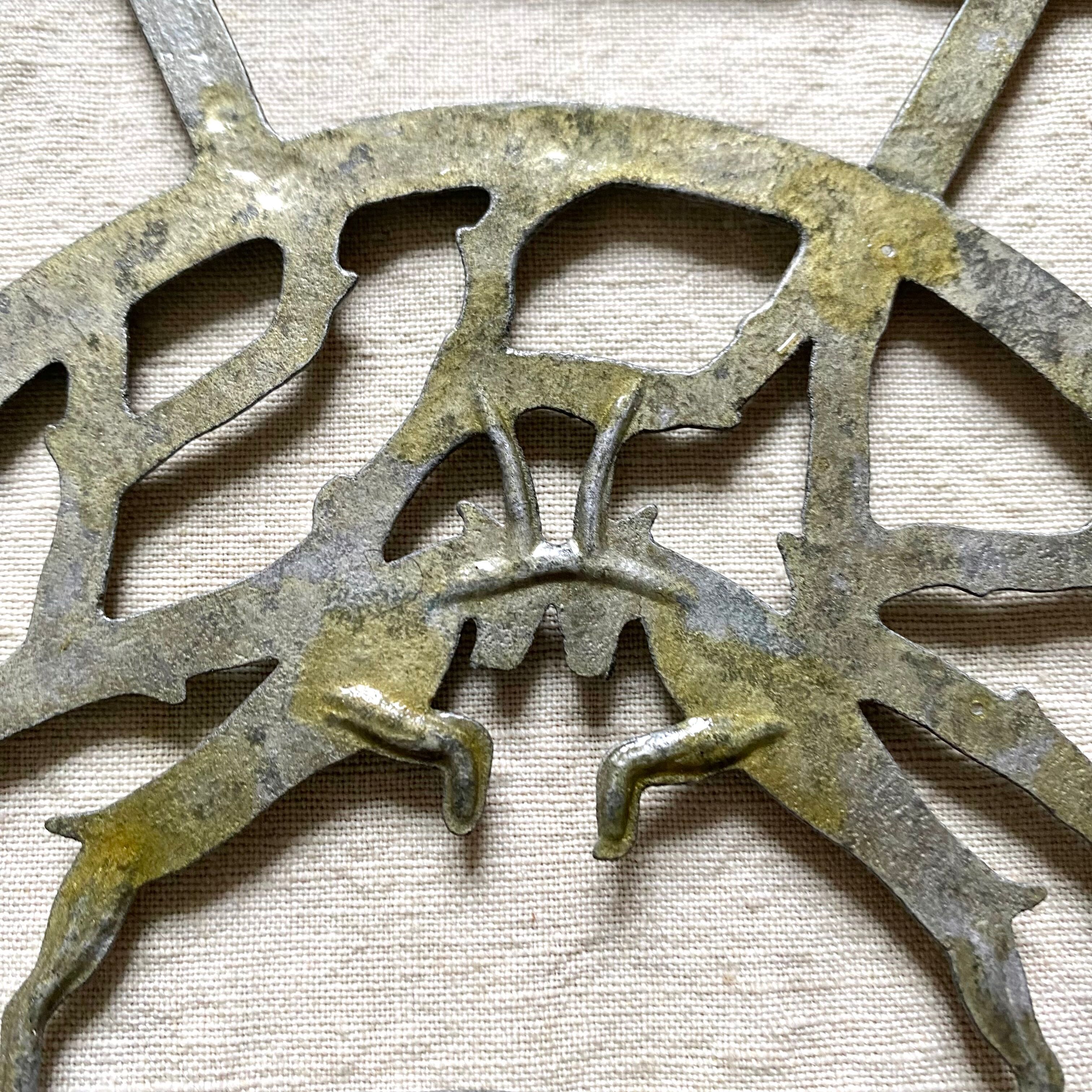 Antique aluminum trifle