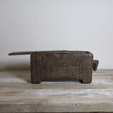 Old wooden spice box