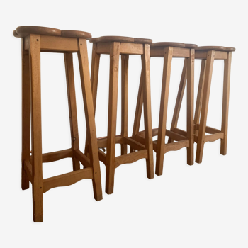 Set of 4 high stools