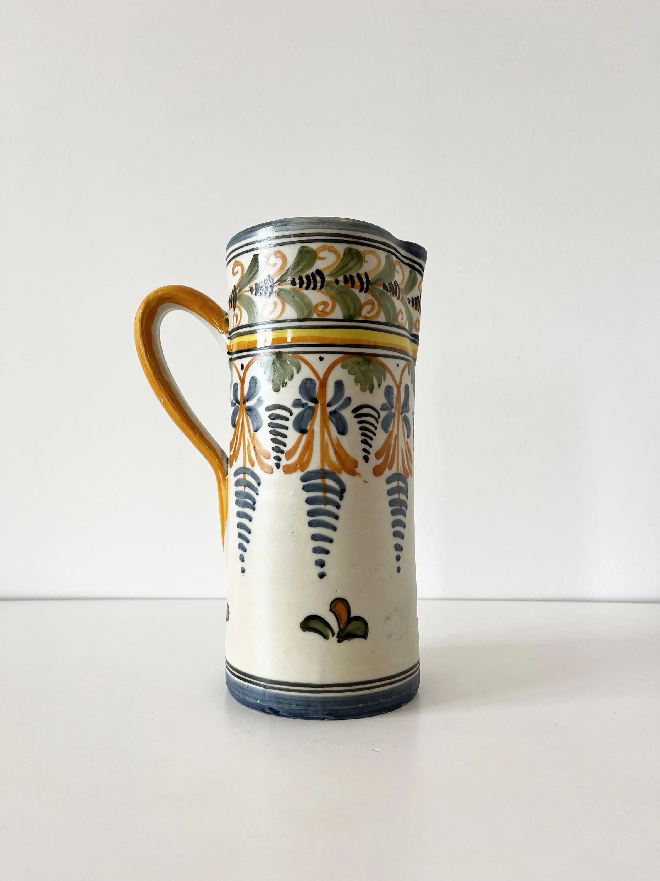 Vintage ceramic flower jug